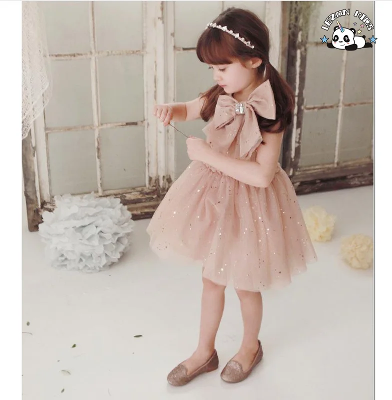 LEZONKIDS - OEM Girls Mesh Tutu Dress Kids Butterfly Mesh Party Dress Evening Party Princess Dress for Kids